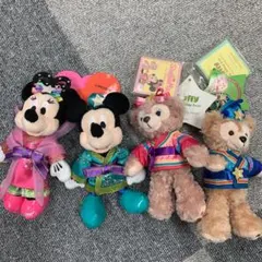 2015年ディズニー七夕ぬいぐるみバッチセット