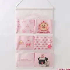 【匿名配送】こびとづかん ウォールポケット カクレモモジリ ガルシア ピンク