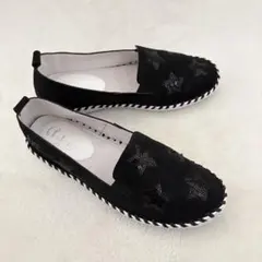 未使用】 展示品 DIANA ダイアナ スリッポン 24 レザー スパンコール 