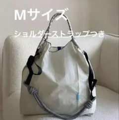 ショルダーストラップつき　ボトルコーヒー　刺繍エコバッグ　トートバッグのサムネイル
