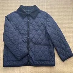 ユニクロ　キルティングジャケット ブラック　キッズ　120cm