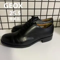 極美品/GEOX/ジェオックス/ビジネスシューズ/革靴/ブラック/25.5