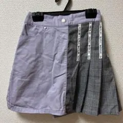 ピンクラテ  S 160 パープル　チェック　スカート