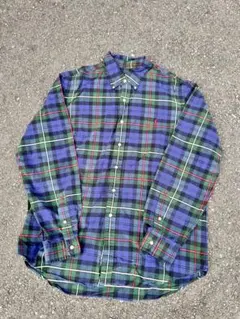 ポロ ラルフローレン ネルシャツ 90s