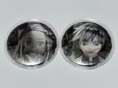 鬼滅の刃 メタリック缶バッジ/竈門禰豆子・冨岡義勇