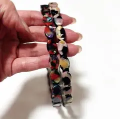 【べっ甲風カチューシャ】2本セット早いもの勝ち！