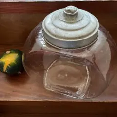 ◇昭和レトロ(高さ33cm）駄菓子瓶 地球ビン ガラス製 - メルカリ