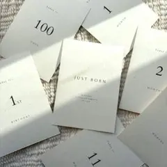 マンスリーカード 月齢カード つぶつぶ オフホワイト(ⅲ)ニューボーン
