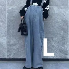 しまむら SAORI サス付きデニムサロペット