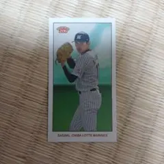 TOPPS 206 佐々木朗希 2023 npb タバコ