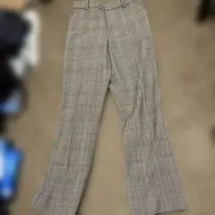 ユニクロ　UNIQLO スマートアンクルパンツ　 チェック