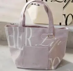 Her lip to HLT Daily Logo Tote peach - メルカリ