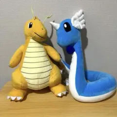 ポケモン ぬいぐるみ 2点セット ハクリュー カイリュー 新品 大きめ