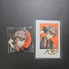 にじさんじ en アルバーン ハーフアニバーサリー 缶バ チェキ風カード