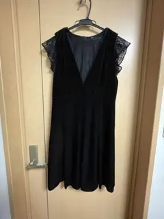 お呼ばれ 成人式二次会 ベロア ドレス ZARA BASIC