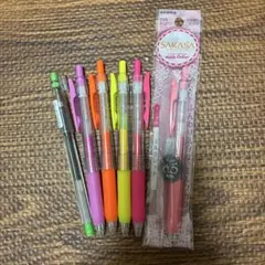 色付きボールペン6本まとめ売り