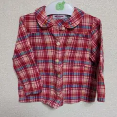 ミキハウス チェックシャツ 80cm 日本製