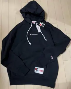 未使用/チャンピオン/ストレンジャー・シングス/コラボパーカー/ブラック