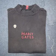 PEARLY GATES 黒 襟付きシャツ M