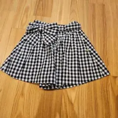 ケイトスペード　キュロット　ギンガムチェック 120cm