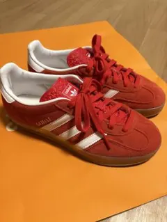 adidas GAZELLE ガゼル レッド 22.5cm