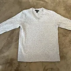TOMMY HILFIGER グレー ケーブルニット S/P