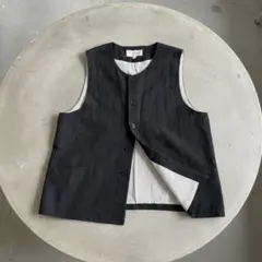 美品】BACCA ベスト ジレ グレー - メルカリ