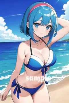 オリジナル美少女イラスト ポスター　A4サイズ　アニメ　送料無料 GZ0119