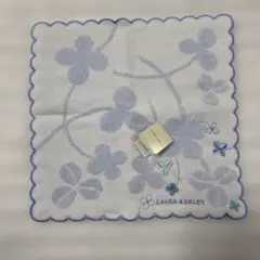 【未使用品】LAURA ASHLEY タオルハンカチ クローバー柄のサムネイル