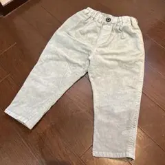 コーデュロイ長ズボン ライトグリーン 100cm~