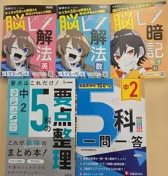 中2 5科の要点整理　5科 一問一答 進研ゼミ　脳ピタのサムネイル