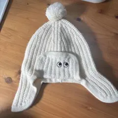 ANYA HINDMARCH アイボリー ニット帽