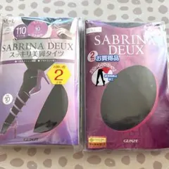 早い者勝ち★ GUNZE SABRINA DEUX タイツ 110デニールのサムネイル