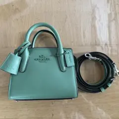 COACH ミントグリーン ショルダーバッグ