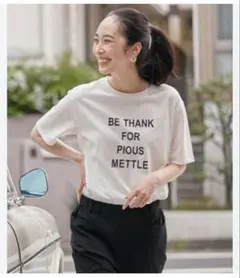 any FAM 接触冷感/UVケア アソートロゴ半袖Tシャツ ホワイト Mサイズのサムネイル