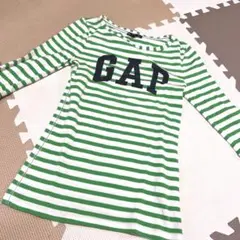 GAP⭐️ボーダーロングTシャツ　S クリスマス