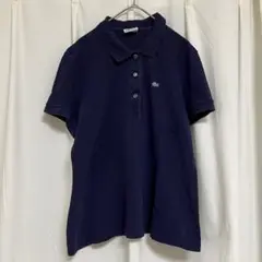 ラコステ　ポロシャツ　ネイビー　紺色
