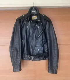 大幅値下げ希少90s　Schott ブラックレザーライダースジャケット 40※同時購入割引有り 90's Schott 