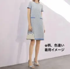 未使用級✨2024 フォクシー　ニットドレス　QUINN 44702 ブラック