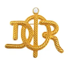 新品】Christian Dior ヴィンテージ エンブレムブローチ 刻印有 - メルカリ