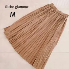 限定値下✨【美品】リシェグラマー　プリーツスカート　ベージュ　ロング