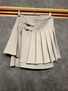 プリーツラップミニスカート【レトロガール】