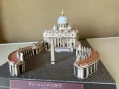 守屋多々志、サン・ピエトロ寺院遠望、希少な額装用画集より、美品、新品額装付 守屋多々志、サン・ピエトロ寺院遠望、希少な額装用画集より、美
