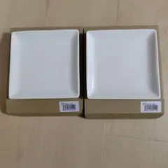 森修焼　ありがとう銘々皿　角皿２個のサムネイル