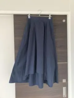 earth music&ecology フレアスカート　ネイビー