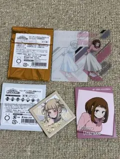 ヒロアカ CAMERA!! 缶バッジ ビジュアルプレート トガヒミコ 麗日お茶子