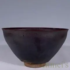 中国古美術・宋建窯風・曜変七彩天目茶碗・窯変・抹茶碗・茶道具
