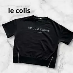 le colis ロゴTシャツ レディース 黒 Mのサムネイル
