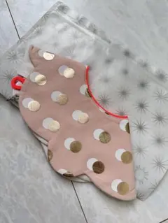 新品　マールマール　ピンク　ドットスタイ