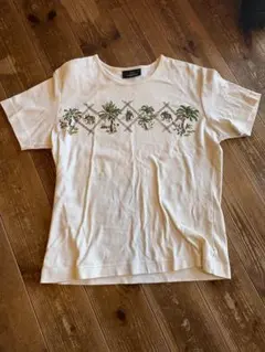 JIM THOMPSON 半袖Tシャツ 象柄 刺繍 ホワイト Mのサムネイル